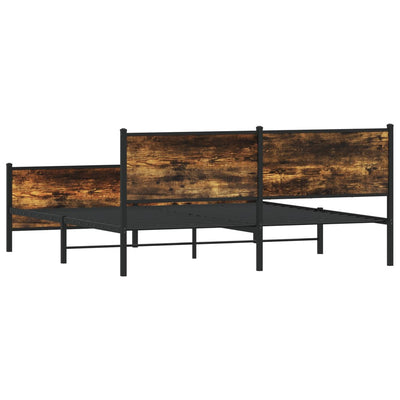 Savutammi metallinen sängynrunko Oane 193x203cm