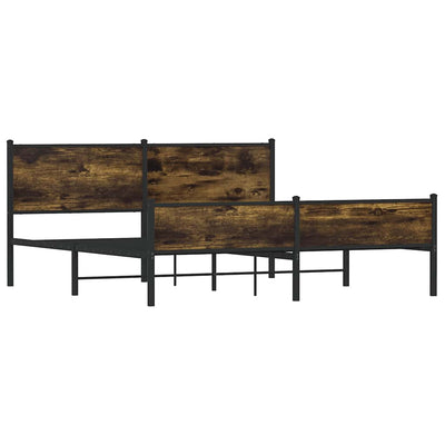 Savutammi metallinen sängynrunko Oane 160x200cm