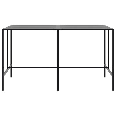 Baaripöytä musta 200x100x110 cm jauhemaalattu teräs