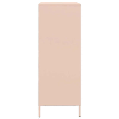 Kaappi pinkki 68x39x101,5 cm teräs