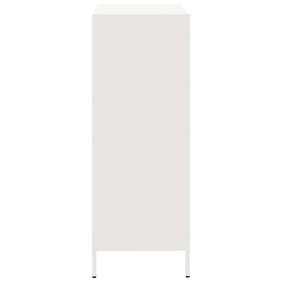Kaappi valkoinen 68x39x101,5 cm teräs