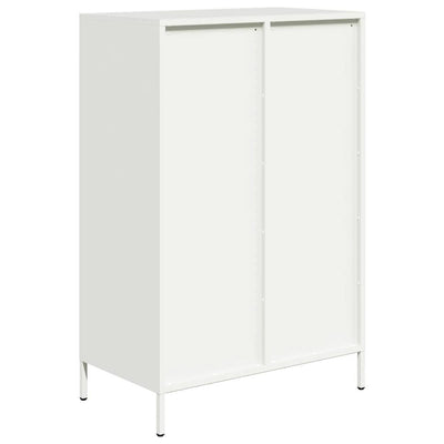 Kaappi valkoinen 68x39x101,5 cm teräs