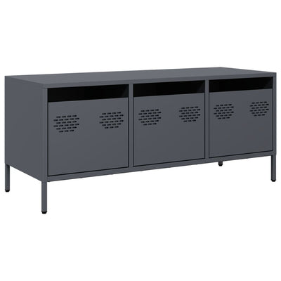 TV-taso antrasiitti 101,5x39x43,5 cm kylmävalssattu teräs