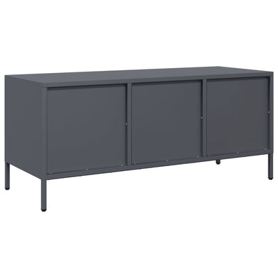 TV-taso antrasiitti 101,5x39x43,5 cm kylmävalssattu teräs