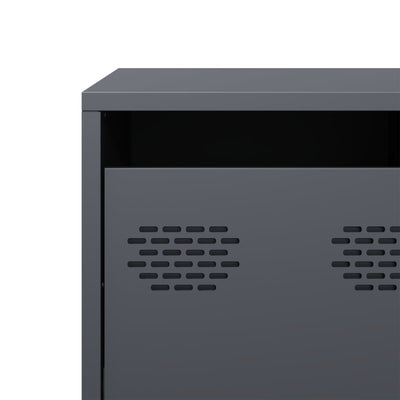 Antrasiitti tv-taso Rosia 101,5x39x43,5cm (kylmävalssattu teräs)