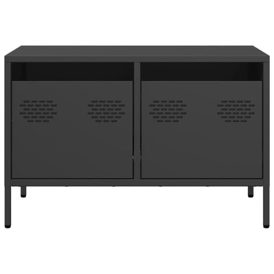 TV-taso musta 68x39x43,5 cm kylmävalssattu teräs