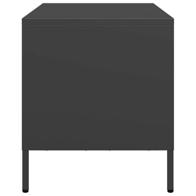 TV-taso musta 68x39x43,5 cm kylmävalssattu teräs