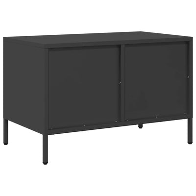 TV-taso musta 68x39x43,5 cm kylmävalssattu teräs