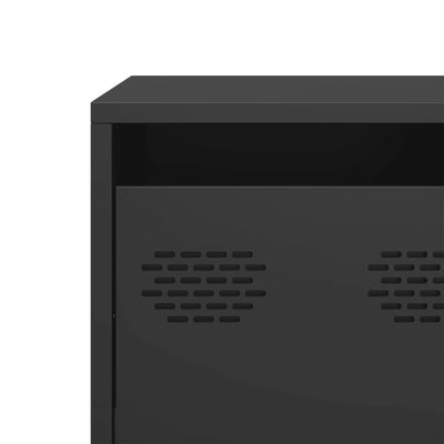 TV-taso musta 68x39x43,5 cm kylmävalssattu teräs