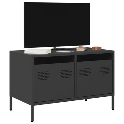 TV-taso musta 68x39x43,5 cm kylmävalssattu teräs