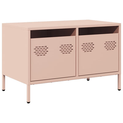 TV-taso pinkki 68x39x43,5 cm kylmävalssattu teräs