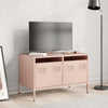 TV-taso pinkki 68x39x43,5 cm kylmävalssattu teräs