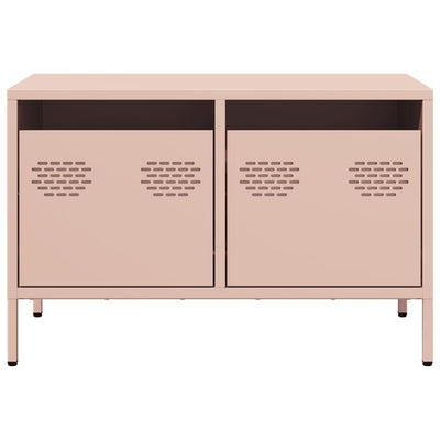 TV-taso pinkki 68x39x43,5 cm kylmävalssattu teräs