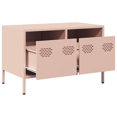 TV-taso pinkki 68x39x43,5 cm kylmävalssattu teräs