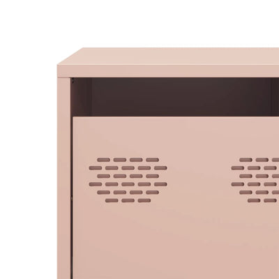 TV-taso pinkki 68x39x43,5 cm kylmävalssattu teräs