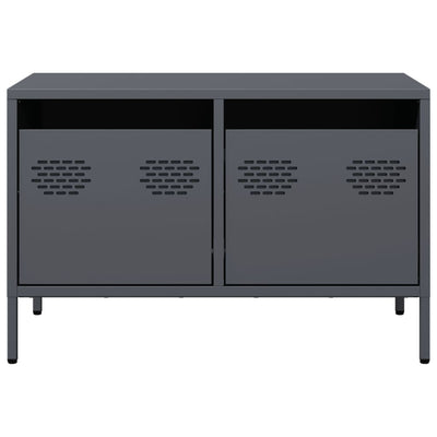 Antrasiitti tv-taso Rosia 68x39x43,5cm (kylmävalssattu teräs)