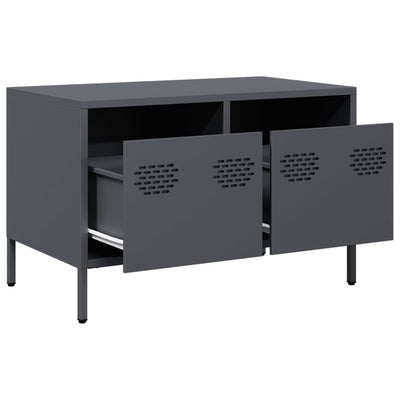 TV-taso antrasiitti 68x39x43,5 cm kylmävalssattu teräs