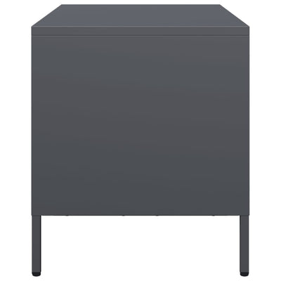 Antrasiitti tv-taso Rosia 68x39x43,5cm (kylmävalssattu teräs)