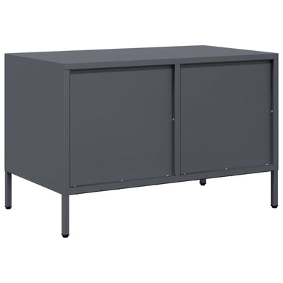 TV-taso antrasiitti 68x39x43,5 cm kylmävalssattu teräs