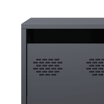 Antrasiitti tv-taso Rosia 68x39x43,5cm (kylmävalssattu teräs)