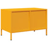 TV-taso sinapinkeltainen 68x39x43,5 cm kylmävalssattu teräs