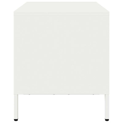 Valkoinen tv-taso Rosia 68x39x43,5cm (kylmävalssattu teräs)