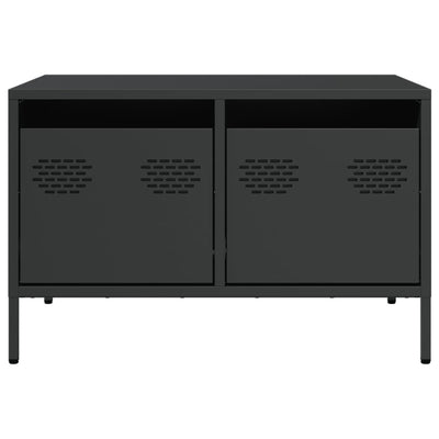 TV-taso musta 68x50x43,5 cm kylmävalssattu teräs