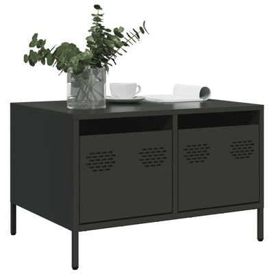 TV-taso musta 68x50x43,5 cm kylmävalssattu teräs