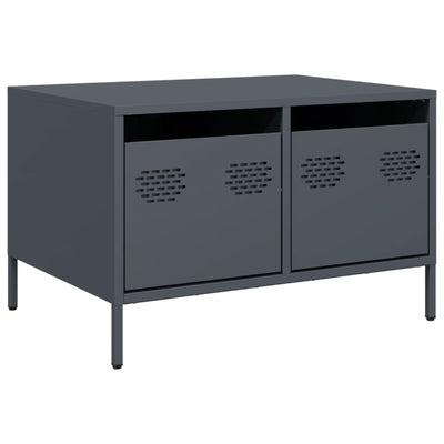 TV Kaappi Antrasiitti 68x50x43,5 cm Kylmävalssattu teräs