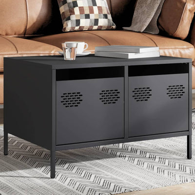 TV Kaappi Antrasiitti 68x50x43,5 cm Kylmävalssattu teräs