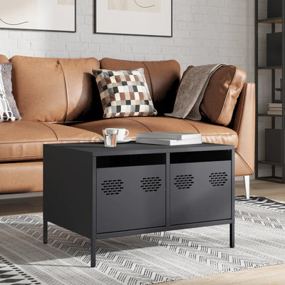 TV Kaappi Antrasiitti 68x50x43,5 cm Kylmävalssattu teräs