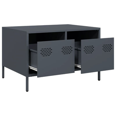 TV Kaappi Antrasiitti 68x50x43,5 cm Kylmävalssattu teräs