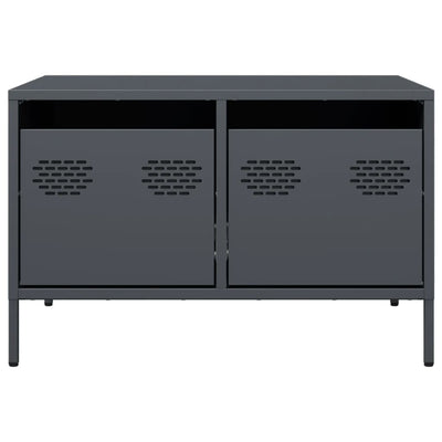 TV Kaappi Antrasiitti 68x50x43,5 cm Kylmävalssattu teräs