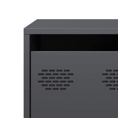 TV Kaappi Antrasiitti 68x50x43,5 cm Kylmävalssattu teräs
