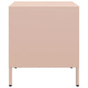 Vaaleanpunainen yöpöytäkaappi Unit 35x39x43,5cm (terästä)