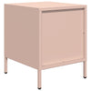 Yöpöytäkaapit 2 kpl Pinkki 35x39x43,5 cm Teräs
