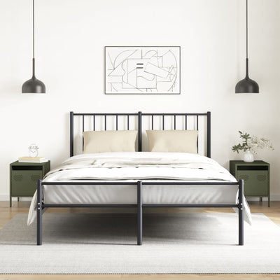 Oliivinvihreä yöpöydät Unit 35x39x43,5cm (2 kpl teräs)