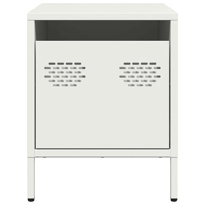 Valkoinen yöpöytä Unit 35x39x43,5cm (teräs)