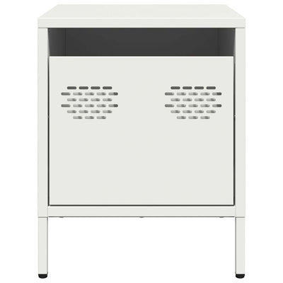 Valkoinen yöpöydät Unit 35x39x43,5cm (2 kpl, teräs)