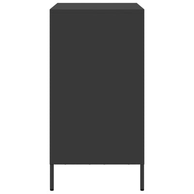 Senkki musta 68x39x73,5 cm kylmävalssattu teräs