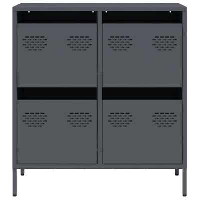 senkki antrasiitti 68x39x73,5 cm kylmävalssattu teräs