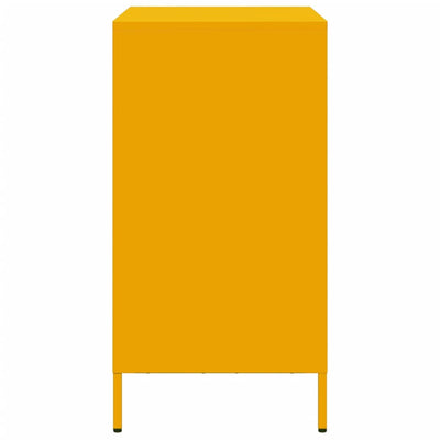 Sinapinkeltainen senkki Lcian 68x39x73,5cm (kylmävalssattu teräs)