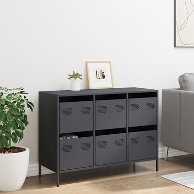 senkki antrasiitti 101,5x39x73,5 cm kylmävalssattu teräs