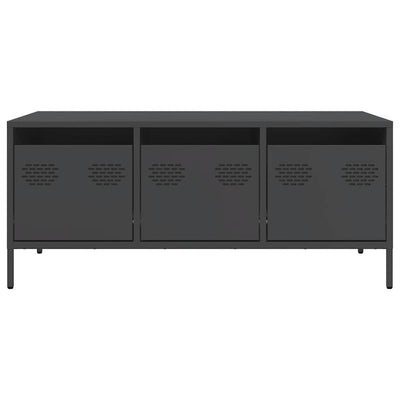 Musta sohvapöytä Nucusoara 101,5x50x43,5cm (kylmävalssattu teräs)