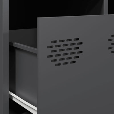 Antrasiitti sohvapöytä Nucusoara 101,5x50x43,5cm (kylmävalssattu teräs)