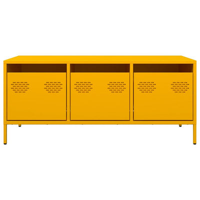 Sinapinkeltainen sohvapöytä Nucusoara 101,5x50x43,5cm