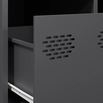 Antrasiitti sohvapöytä Bridgett 101,5x50x43,5cm (kylmävalssattu teräs)