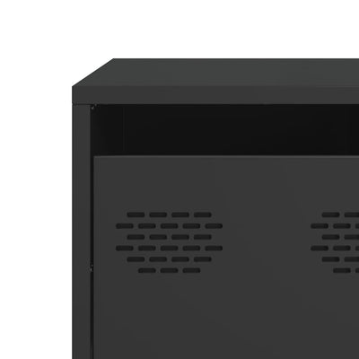 Musta sohvapöytä Vestica 68,5x50x43,5cm (kylmävalssattu teräs)