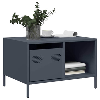 Antrasiitti sohvapöytä Vestica 68,5x50x43,5cm (kylmävalssattu teräs)