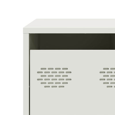 Valkoinen sohvapöytä Vestica 68,5x50x43,5cm (kylmävalssattu teräs)